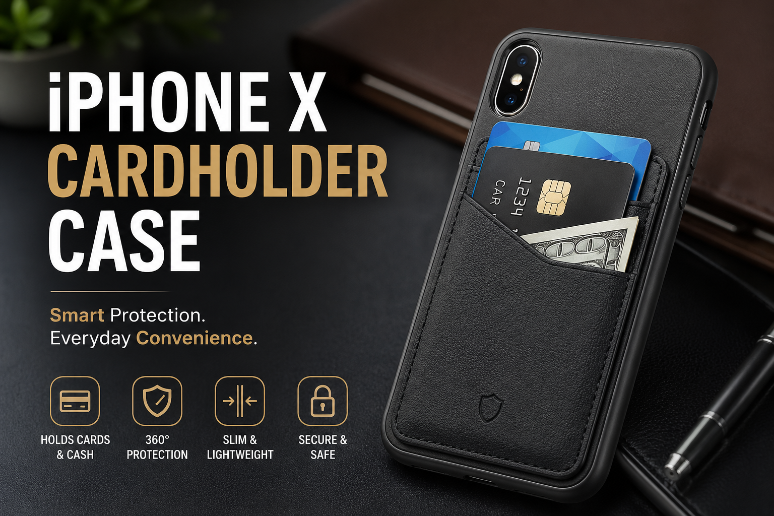 iPhone X Cardholder Case: Smart Protection & Style
